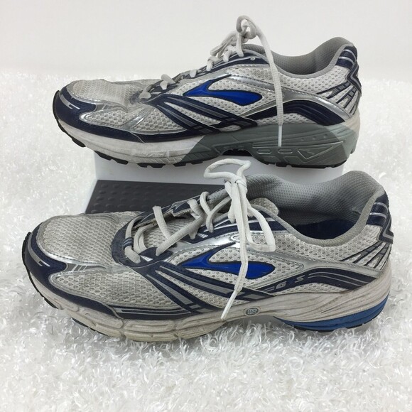 Brooks Adrenaline Mens 10M  Euro 40 Running Athletic Shoe Sneaker Gray & Blue - Picture 4 of 8